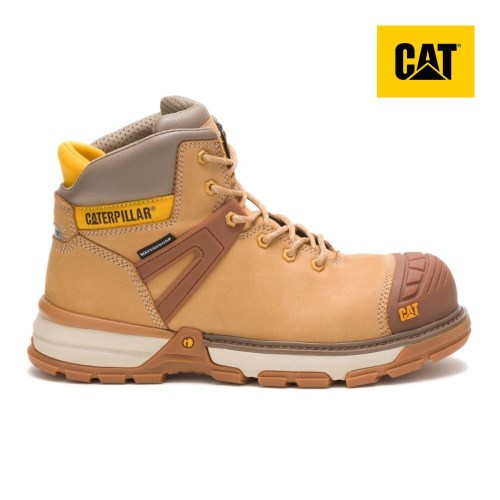 Caterpillar Excavator Superlite Waterproof Nano Toe Werkschoenen Heren Bruin (NREF.NL)